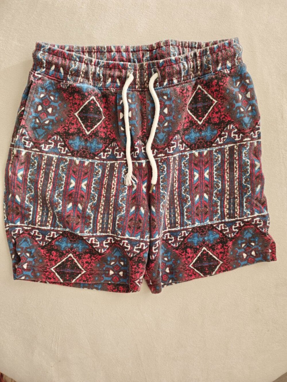 21 Men Forever 21 Men's Tribal Print Drawstring Shorts | Size XS